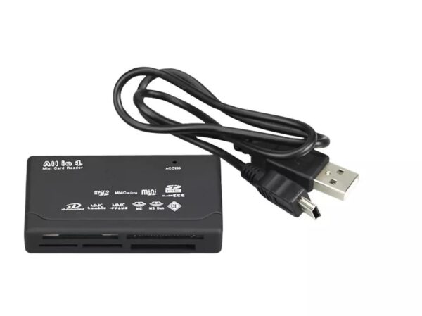 Leitor De Cartão De Memória Mini 6-IN-1 USB 2.0 Para CF xD SD MS SDHC - Image 9