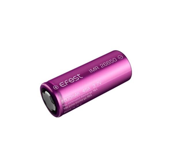 1X Bateria Pilha Liitokala 26650 Li-ion 5000 Mah 3,7v Ou 1X Bateria 26650 - Efest 3.7V 45A - Image 7