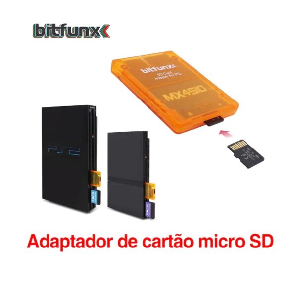 Memory Card Mx4sio Adaptador Cartão De Memória Ps2 Bitfunx - Image 7