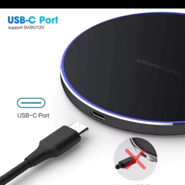 Carregador por Indução Mesa 30W Turbo Muito Rapido Para Iphone - Sansung - Image 2