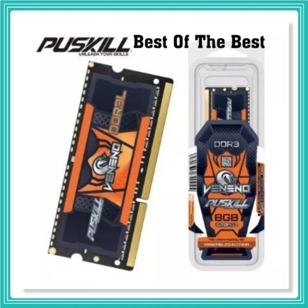 Memória Ram 8gb DDR3 Sodimm Notebook 1600mhz Intel, E AMD Ryzen