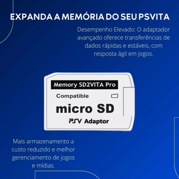 Cartão Adaptador Compatível Sd2vita Pro, Para Micro Sd 6.0 Psvita - Image 5