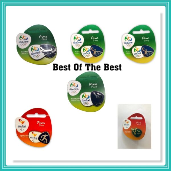 Rio 2016 Pins Olimpicos E Paralimpicos Produtos Oficiais