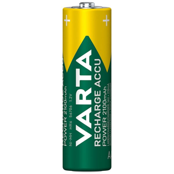 Baterias Varta 4X pilhas AA Recarregáveis ​​Accu Power 2100mAh - Image 4