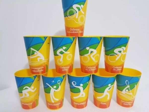 Copos Skol Rio 41X 2016, Coleção De Copos Esportivos Para As Olimpíadas Rio 2016 - Image 3