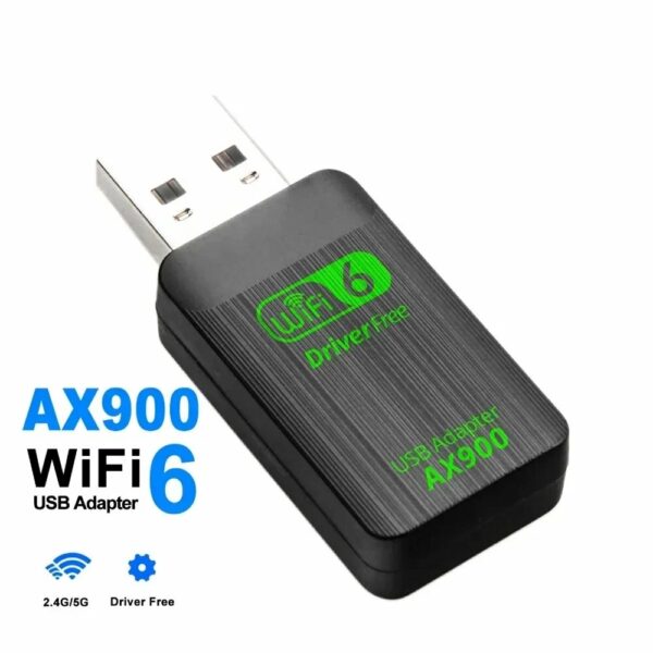 Adaptador 2 Em 1 Usb Wi-fi 6+Bluetooth 5.4 D. Band Win 10 E 11 - Image 5