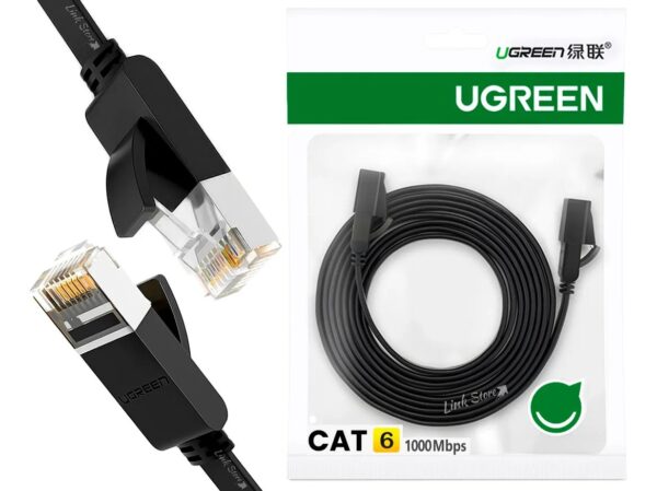 Cabo Rede Lan Rj45 1000mbps Cat6 Flat 5 Metros Ugreen - Image 2