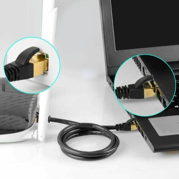 Cabo De Rede Cat8 Rj45 2000mhz 2 Metros 25Gbps Ugreen - Image 7