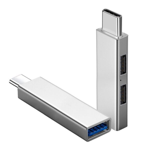 3 em 1 usb 3.0 Tipo-c Hub Ultra Fino Múltiplo 2.0 Usb 3.0 Usb - Image 2