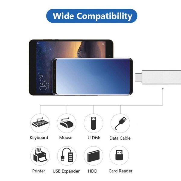 3 em 1 usb 3.0 Tipo-c Hub Ultra Fino Múltiplo 2.0 Usb 3.0 Usb - Image 3