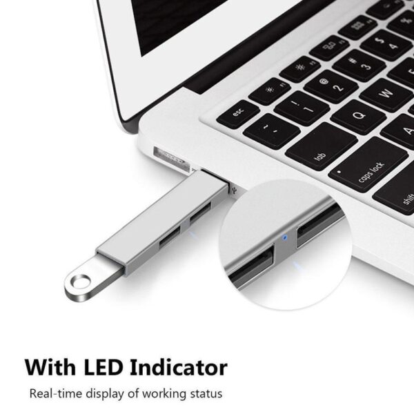 3 em 1 usb 3.0 Tipo-c Hub Ultra Fino Múltiplo 2.0 Usb 3.0 Usb - Image 6