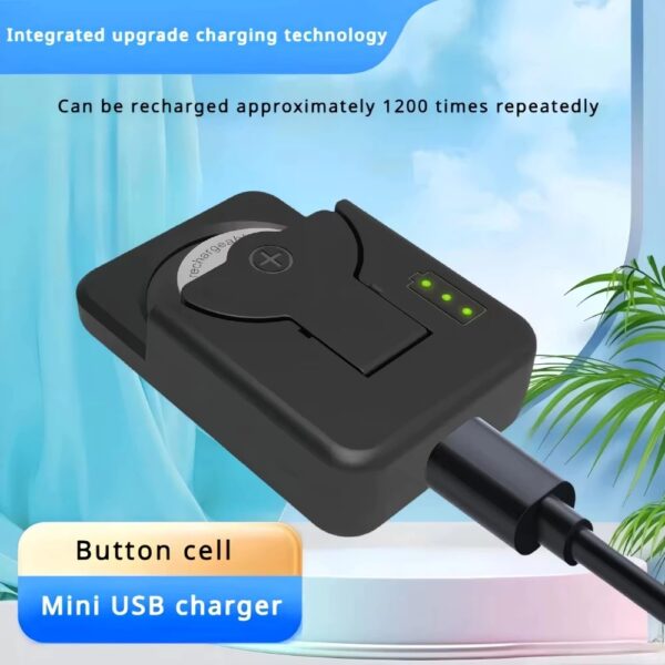 Carregador De Bateria Portátil De 4.2V Tipo C Inteligente Recarregável De Íon-Lítio LIR2032 LIR2450 - Image 9