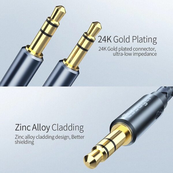 Cabos 3.5mm Stereo Audio Auxiliary Cable P2 Headphone 1M E 5M Essager - Image 8