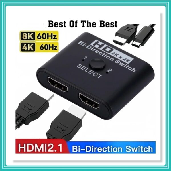 Interruptor bidirecional HDMI 4K 60HZ 2X1 Splitter