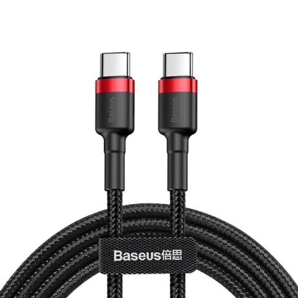 Baseus Cabo 0.5M 100W - Tipo-C Duplo Carregamento Turbo - Image 3
