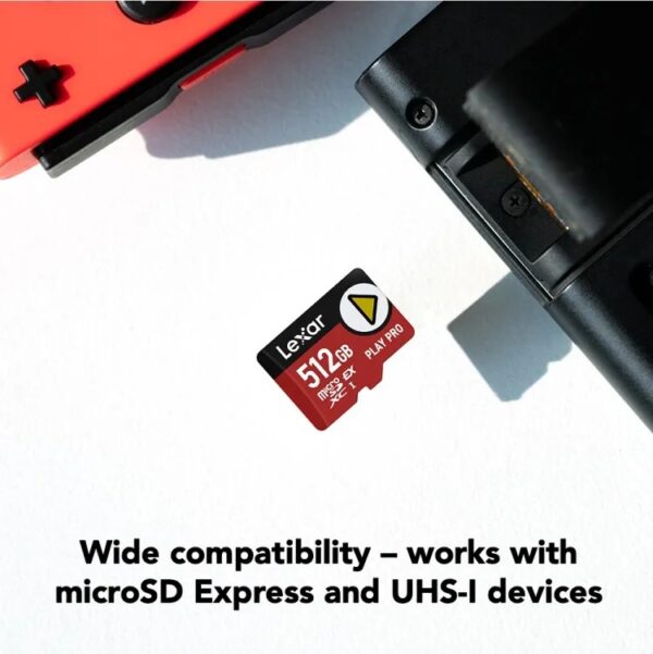 Lexar Cartão 512GB Play PRO MicroSD Express, UHS-I, Até 900/600 MB/s, Cartão De Memória, Compatível Com Nintendo-Switch 2 - Image 6