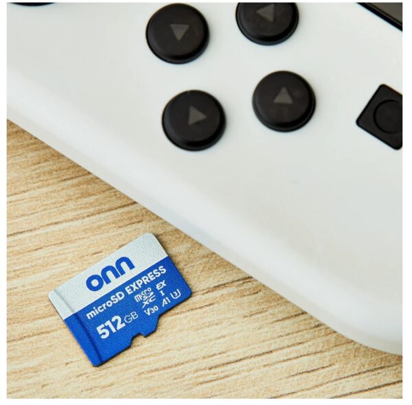 Onn 512GB MicroSDXC Express Card - Compatible Nintendo Switch 2 - Image 3