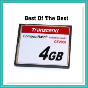 Cartão De memória CompactFlash Transcend 4GB TS2GCF200I 200x Industrial Grade