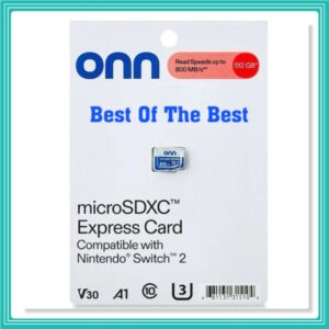 Onn 512GB MicroSDXC Express Card - Compatible Nintendo Switch 2