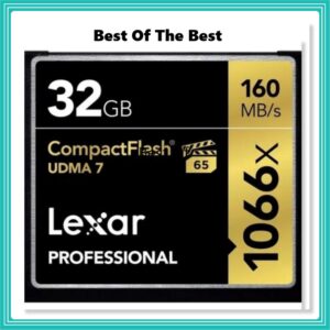 Cartão Lexar 32GB Professional 1066X UDMA 7 CompactFlash Cf Express