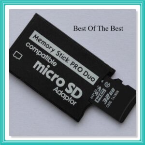 Adaptador Memoria Pro Duo + micro 32GB Para Micro Sd Psp E Câmeras Sony