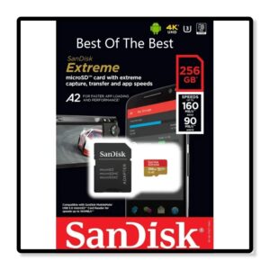 Sandisk Extreme Micro Sd Sandisk 256gb 190mbs