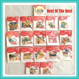 Rio 2016 Cocacola 1X Tampa, Com 17 Pins Do Dia 1 Ate O Dia 17 (Coleçao Completa)