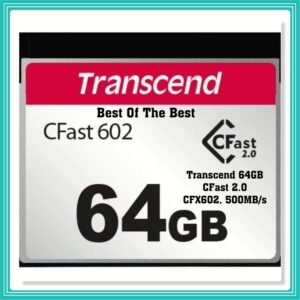 Transcend, 64GB Cfast 2.0 Card CFX602 500/Mbps MLC
